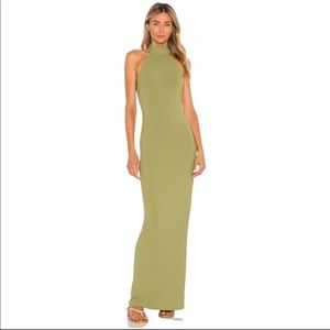 House of Harlow 1960 x Sofia Richie Naomi Maxi Dress in Olive Green Size XS